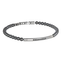 Bracciale Boccadamo Uomo Man in Acciaio Cristallo ABR378 - ABR378
